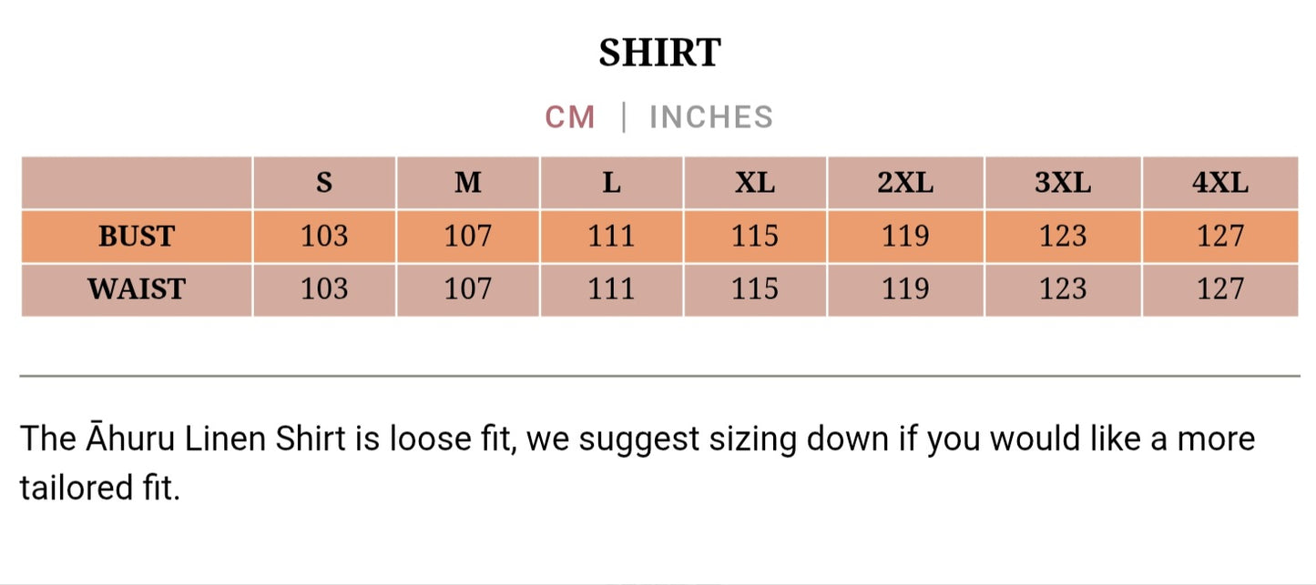 Āhuru Linen Shirt Pre Sale