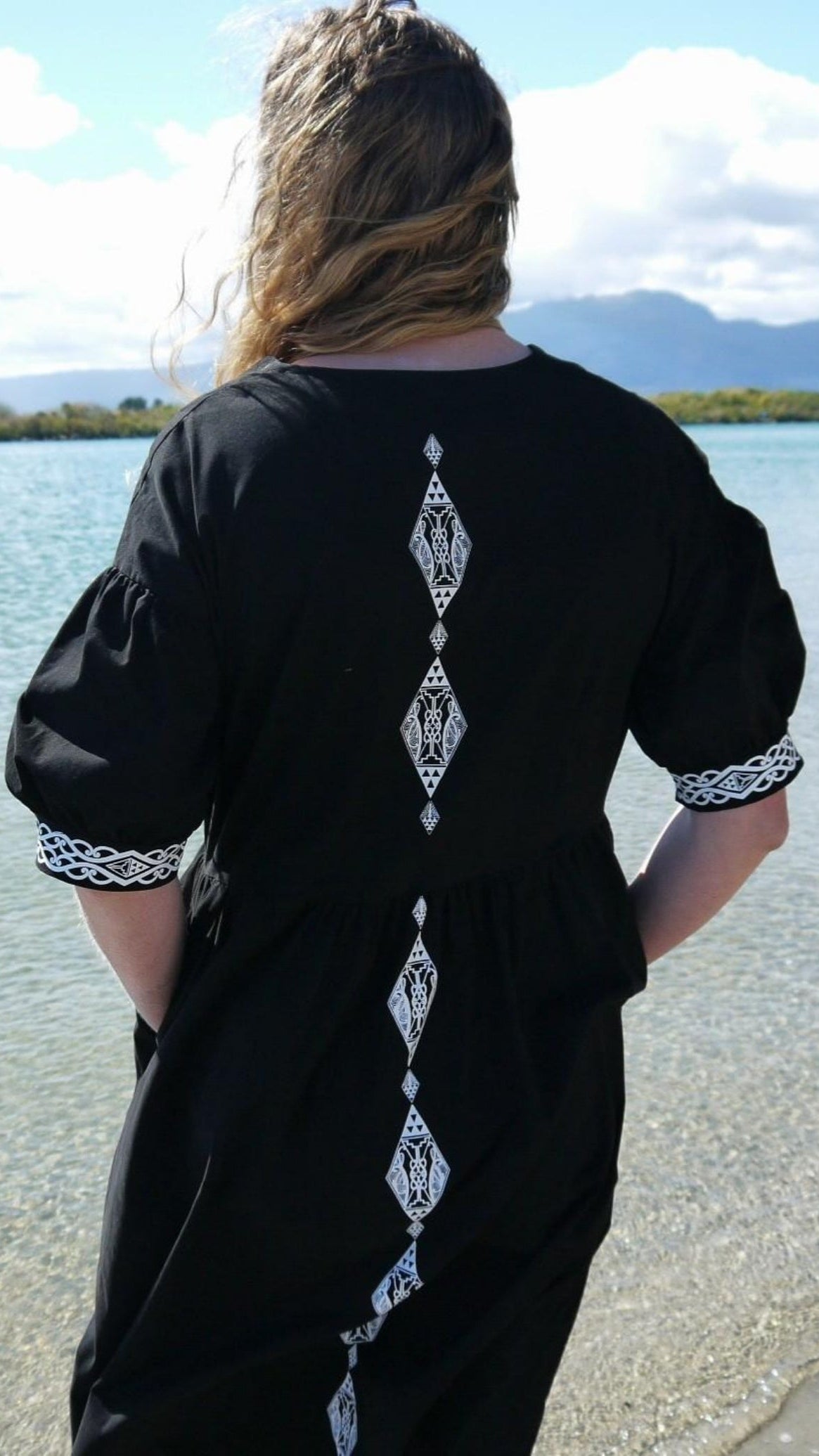 Pātiki Dress in Pango