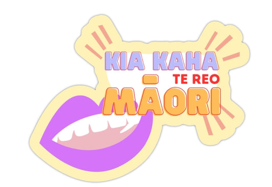 Te Reo Māori Sticker