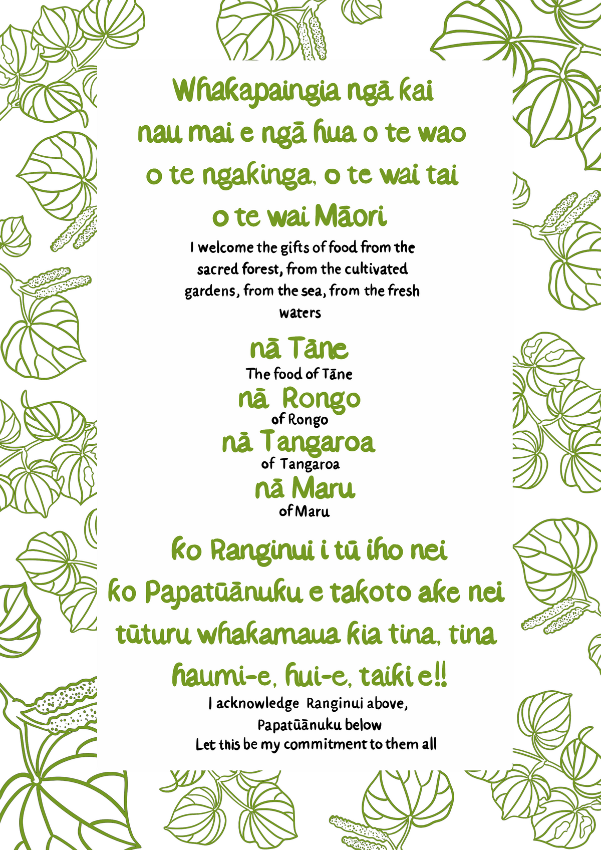 Karakia Kai